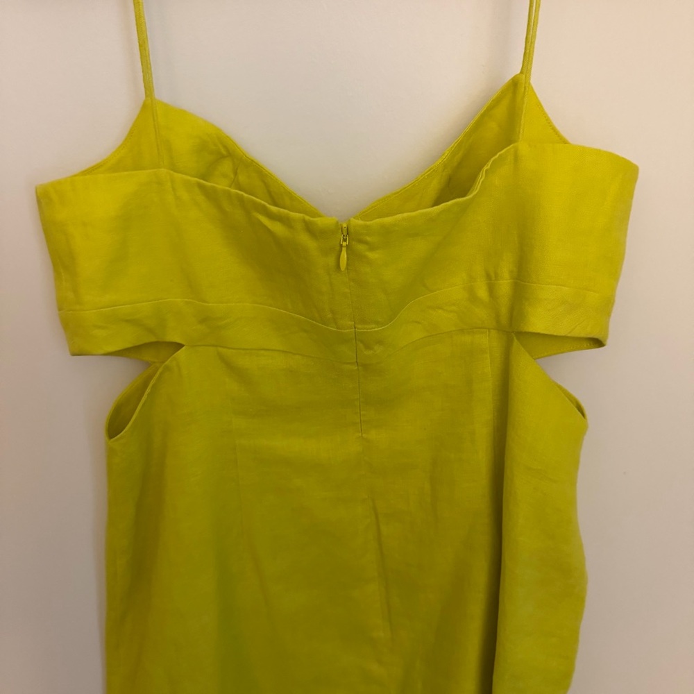 Saloni Bonnie Linen Mini Dress - Picture 9 of 9